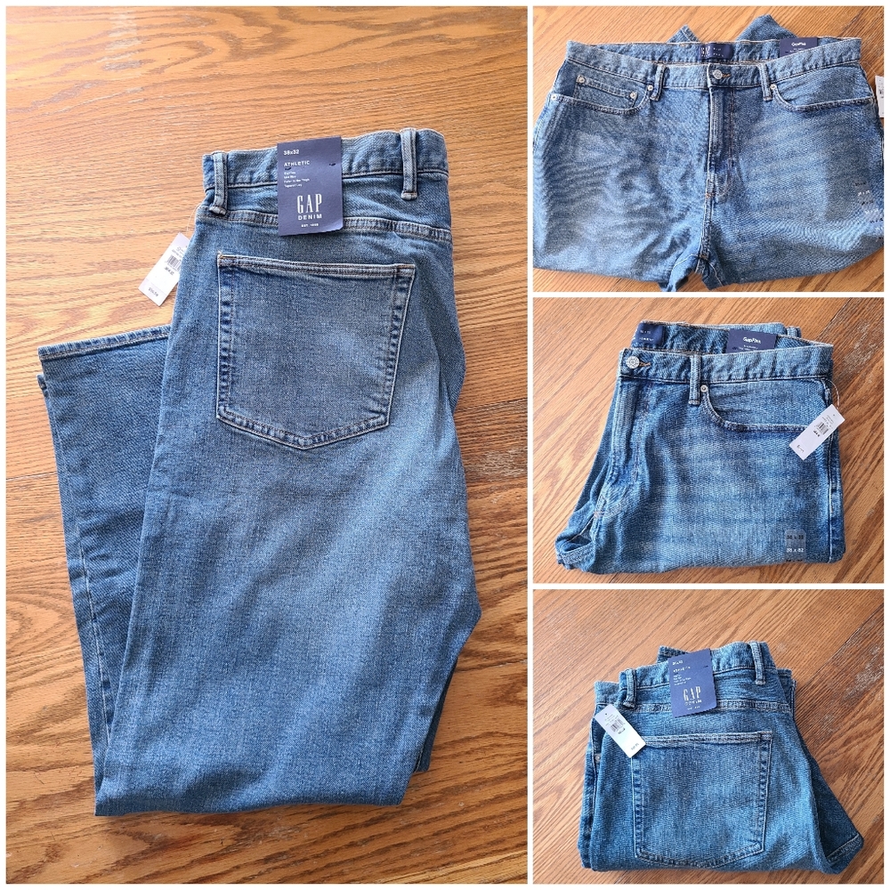 👀50% OFF👀👖NWT‼️ GAP Men's Athletic Jeans